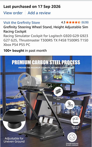 Grefinity steel steering wheel - steel,
